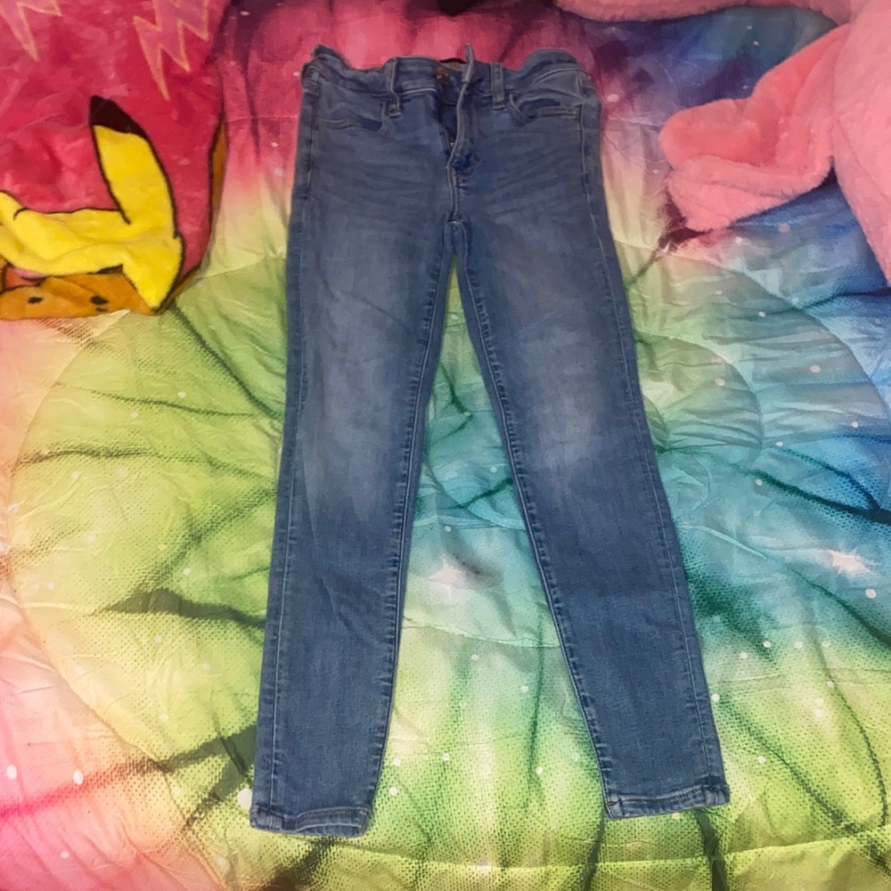 American Eagle Outfitters Blue Skinny Jeans